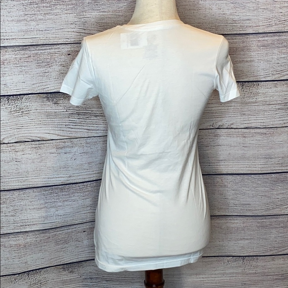 DISNEY MINNIE MOUSE WHITE GRAPHIC T-SHIRT SIZE MEDIUM - Picture 3 of 4